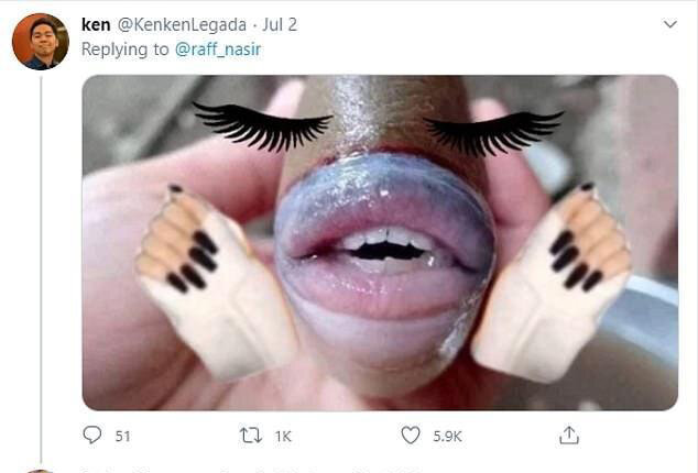 تصاویر | ماهی آدم نمایی که مرد مالزیایی از رودخانه صید کرد!