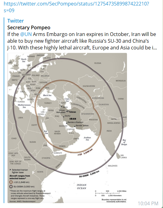 روایت ظریف از گاف پامپئو در یک توئیت ضد ایرانی روایت ظریف از گاف پامپئو در یک توئیت ضد ایرانی