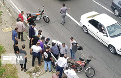 تصادف زنجیره‌ای ۵۰ خودرو در آزادراه قزوین - کرج