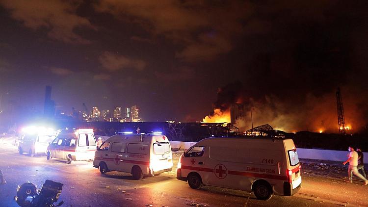 انفجار بزرگ بیروت؛ شمار کشته‌ها به ۷۸ نفر رسید/ بیش از ۴۰۰۰ زخمی