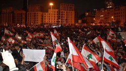 درگیری پلیس لبنان با معترضان خشمگین در بیروت