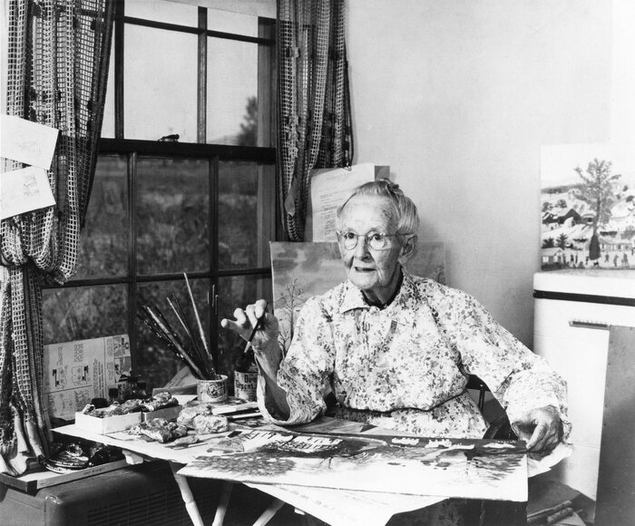 مادربزرگی که در ۷۰ سالگی نقاشِ‌ مشهوری شد