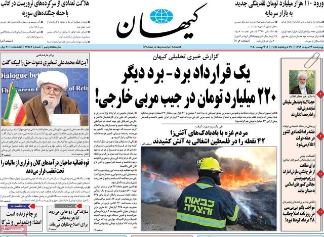 گاف عجیب روزنامه کیهان در «حرامزاده» خواندن ویلموتس! گاف عجیب روزنامه کیهان در «حرامزاده» خواندن ویلموتس!