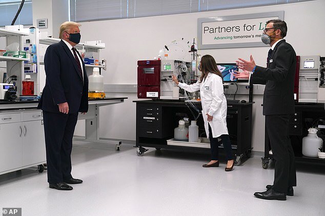 دونالد ترامپ دوباره ماسک زد؛ 