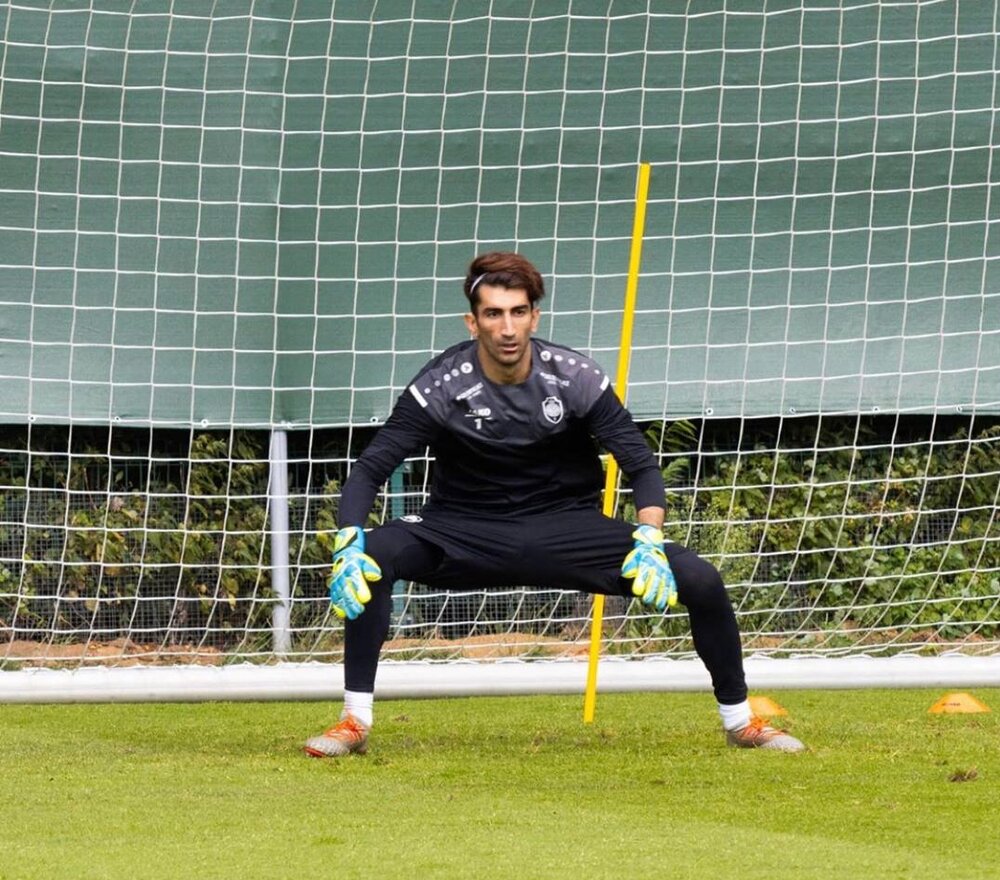 بیرانوند با آنتورپ تمرین کرد/عکس