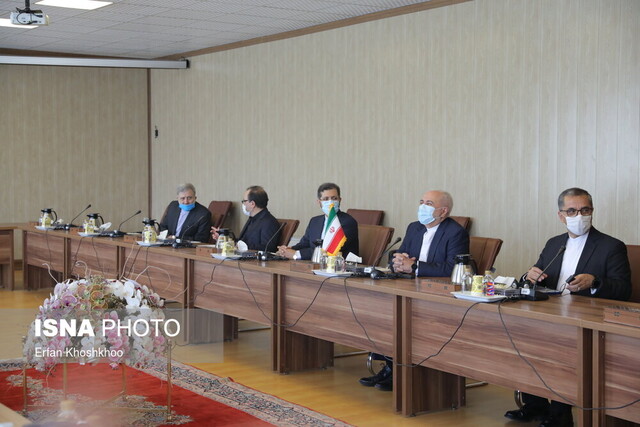 دیدار وزیر خارجه سوییس با ظریف در دو دور گفت‌وگو