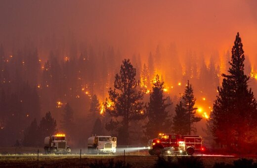 خبری باورنکردنی از دود آتش‌سوزی‌های آمریکا