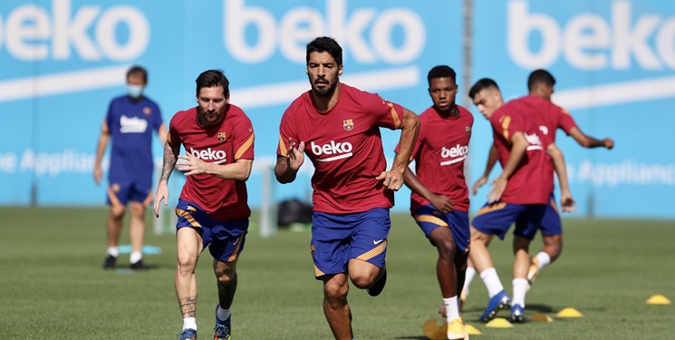 پیگیری تمرینات بارسلونا با حضور سوارز+تصاویر پیگیری تمرینات بارسلونا با حضور سوارز+تصاویر