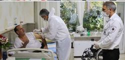 تزریق واکسن آنفلوانزا به جانبازان بالای ۵۰ درصد توسط اورژانس تهران