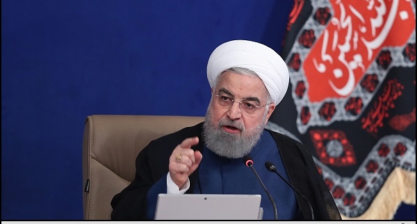 واکنش روحانی به تخلف کرونایی قالیباف| شرایط کشور جنگی است| هشدار نسبت به وقع جنگی دیگر در خاورمیانه واکنش روحانی به تخلف کرونایی قالیباف| شرایط کشور جنگی است| هشدار نسبت به وقع جنگی دیگر در خاورمیانه