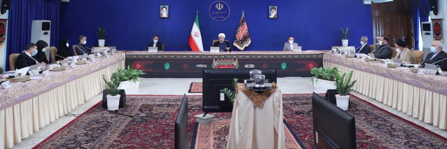 واکنش روحانی به تخلف کرونایی قالیباف| شرایط کشور جنگی است| هشدار نسبت به وقع جنگی دیگر در خاورمیانه واکنش روحانی به تخلف کرونایی قالیباف| شرایط کشور جنگی است| هشدار نسبت به وقع جنگی دیگر در خاورمیانه