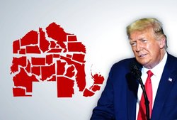 وضعیت قرمز ترامپ در ایالتهای جمهوری‌خواه/ پیشتازی مشخص بایدن در میان کسانی که رای داده‌اند