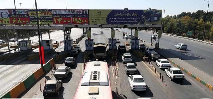 ترافیک سنگین در ورودی و خروجی‌های مشهد