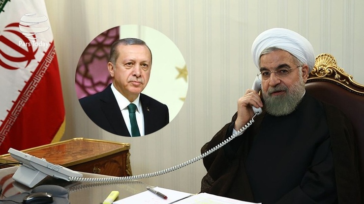 گفت‌وگوی روحانی و اردوغان درباره بحران قره‌باغ