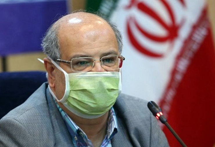 زالی: ۶۲۵۰ بیمار کرونایی در طول شبانه روز گذشته در تهران بستری شدند