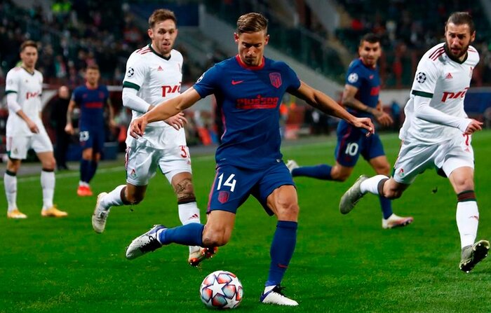 لیگ قهرمانان اروپا؛ آتش‌بازی گلادباخ و توقف اتلتیکو در مسکو