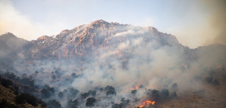 آتش در کوه کمراب و درغیلا اندیکا