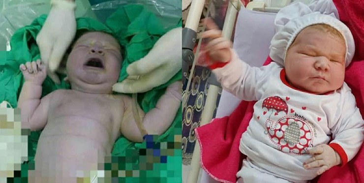 سنگین وزن ترین نوزاد استان در اردکان به دنیا آمد
