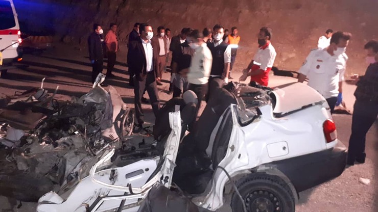 تصادف مرگبار در جاده داریون - شیراز / ۸ نفر کشته و مصدوم شدند