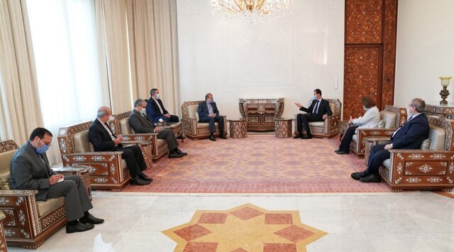دیدار دستیار ارشد ظریف با بشار اسد دیدار دستیار ارشد ظریف با بشار اسد