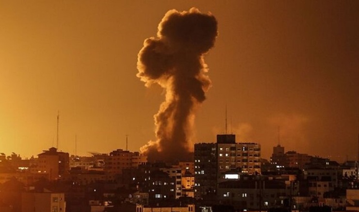 حملات موشکی اسرائیل به غزه