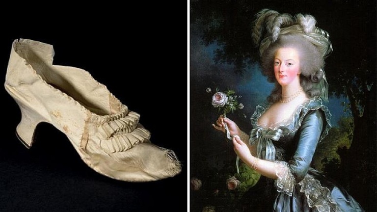 عکس| لنگه کفش ماری آنتوانت، ملکه پیشین فرانسه ۴۴ هزار یورو فروخته شد