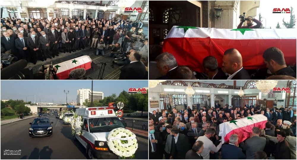 پیکر المعلم تشییع شد/عکس