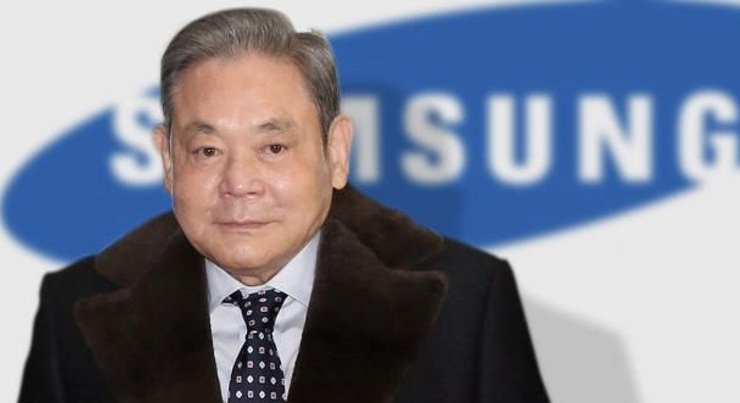 رئیس شرکت سامسونگ درگذشت