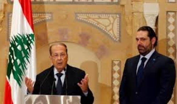 رئیس‌جمهوری لبنان و حریری دیدار کردند