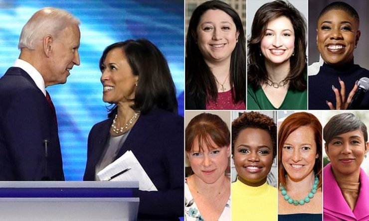 تیم ارتباطی کاملا زنانه بایدن در کاخ سفید