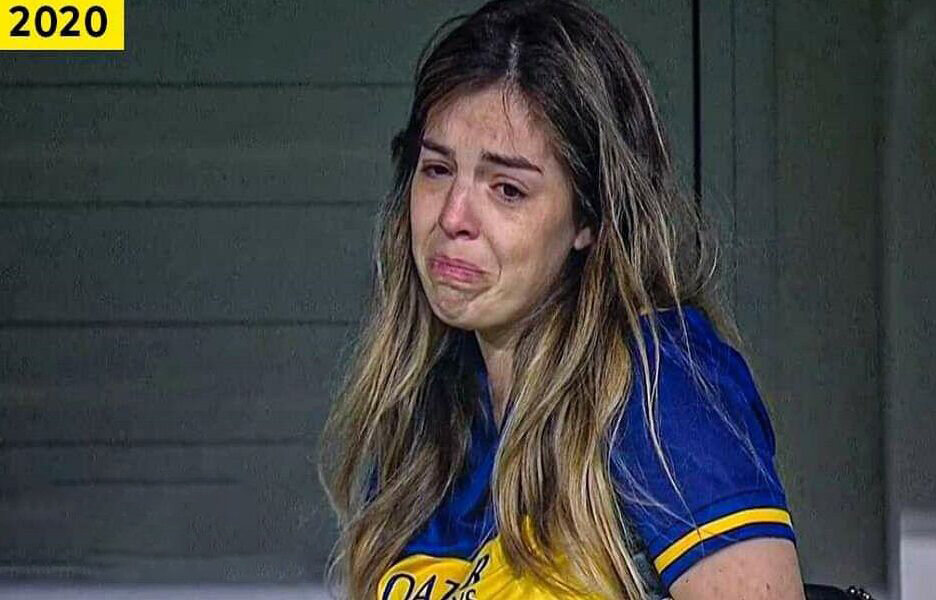 چهره ماتمزده دختر دیگو مارادونا/عکس چهره ماتمزده دختر دیگو مارادونا/عکس