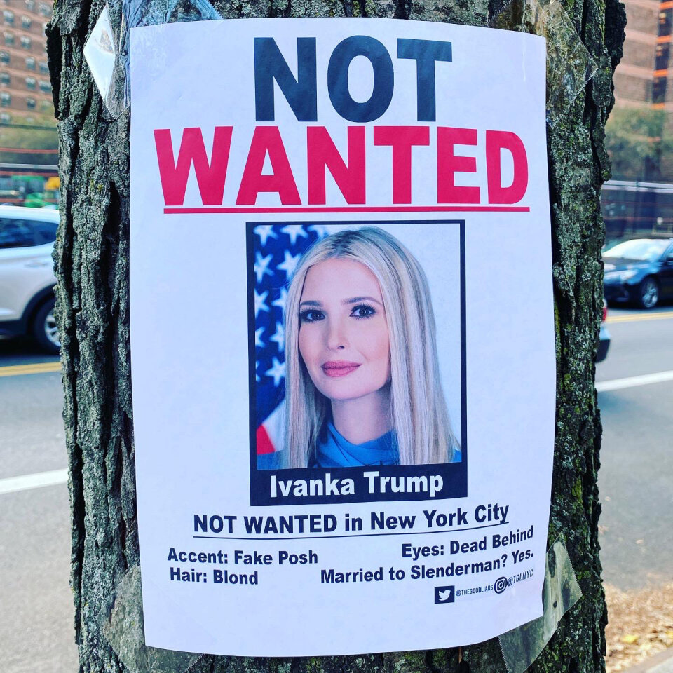 نیویورک: ایوانکا را نمی‌خواهیم! /عکس