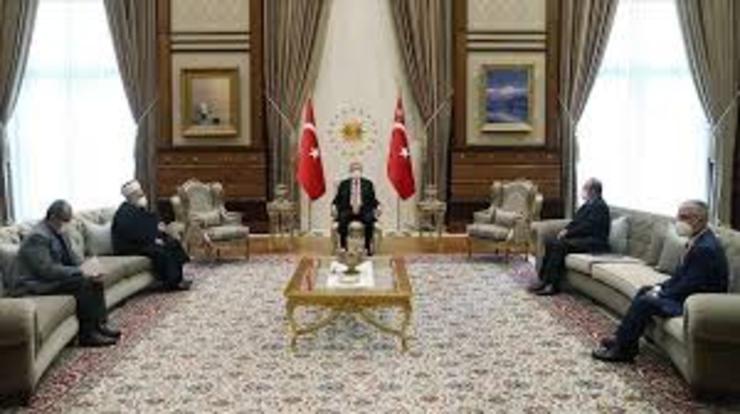 اردوغان با خطیب مسجدالاقصی دیدار کرد