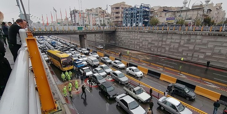 پرتصادف‌ترین بزرگراه‌های پایتخت در حین بارندگی کدام است؟
