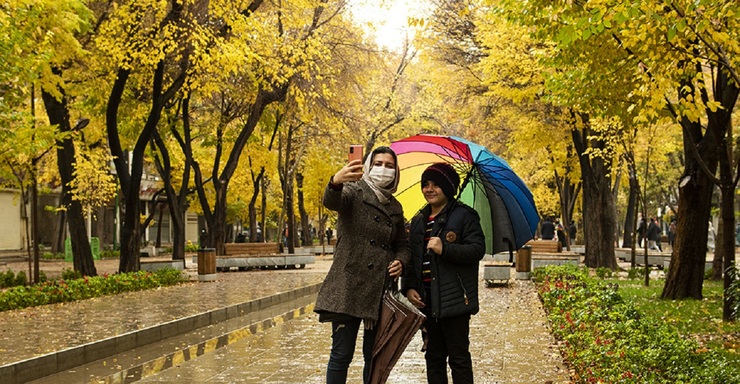 تصاویر| هوای پاییزی اصفهان پس از باران