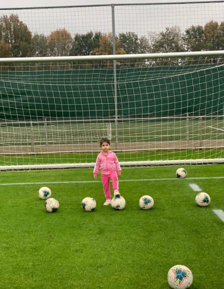 عکس| دختر بیرانوند در تمرین آنتورپ