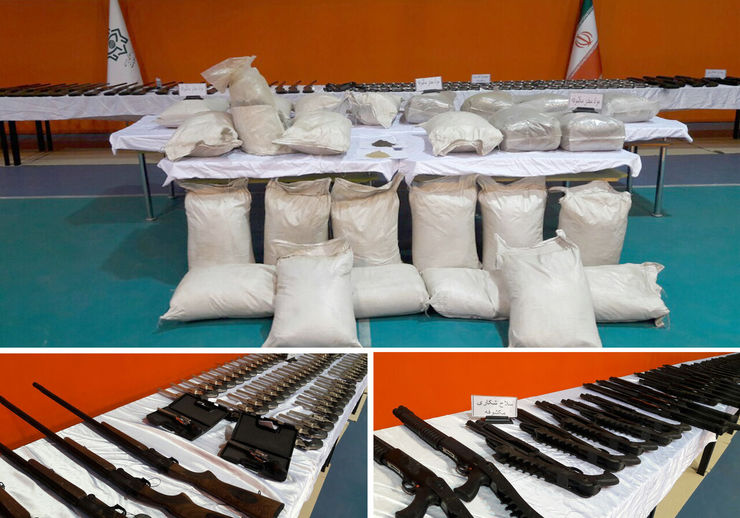 ضربه وزارت اطلاعات به باندهای سازمان یافته قاچاق سلاح و مواد مخدر