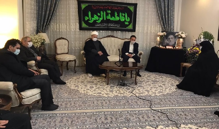 حضور واعظی در منزل حجت الاسلام شهیدی  به نمایندگی از روحانی