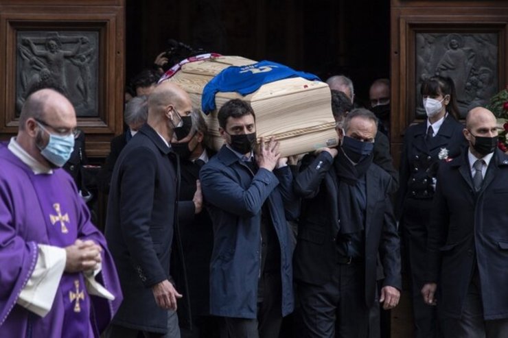دزدی از خانه پائولو روسی در جریان مراسم خاکسپاری‌اش