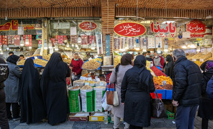 تصاویر| بازار تهران در آستانه شب یلدا