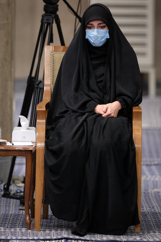 عکس| همسر و دختران شهید سردار سلیمانی