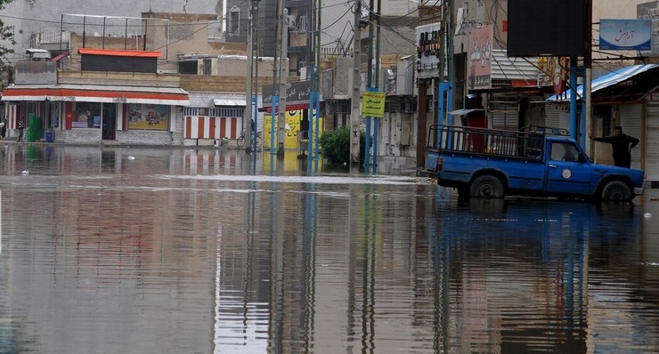 ورود دوباره آب باران به خانه‌های مردم در ماهشهر و بندر امام خمینی
