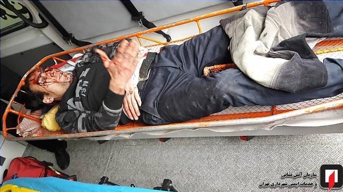 عکس| فردی که در کمتر از ۲۴ ساعت ۲ بار نجات داده شد!