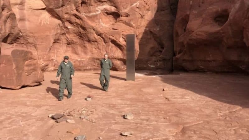 عکس| ماجرای کشف یک شی عجیب در یوتا