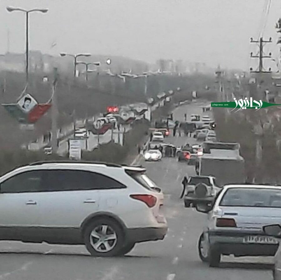 اولین تصاویر از محل ترور محسن فخریزاده اولین تصاویر از محل ترور محسن فخریزاده