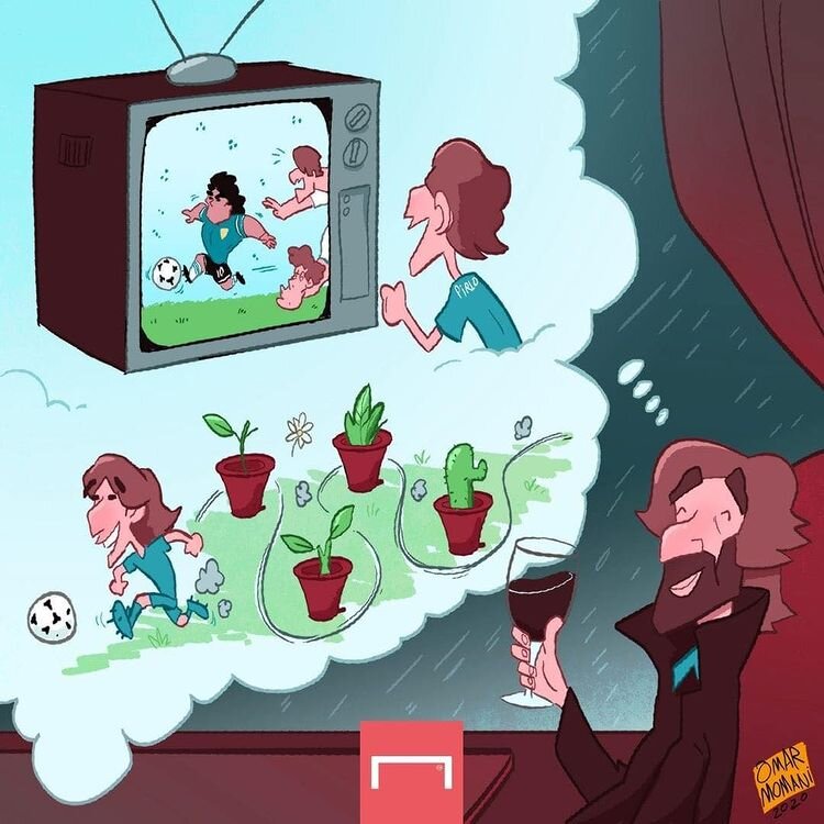 مارادونا و آرزوی کودکی پیرلو!