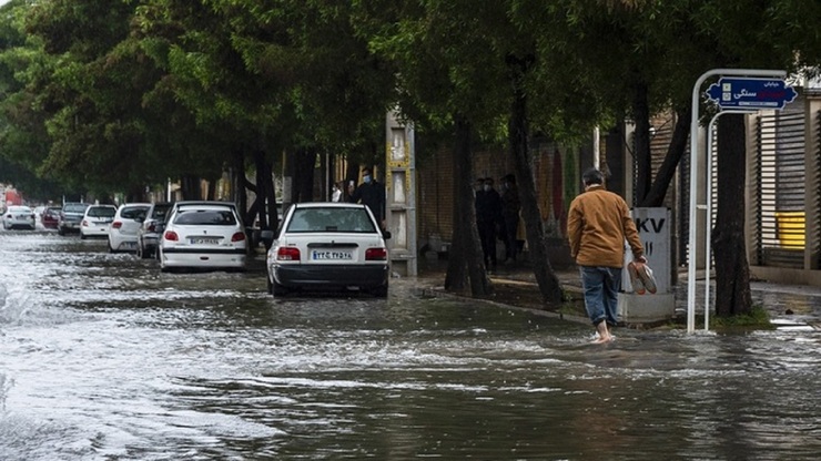 تصاویر| آب‌گرفتگی خیابان‌های بوشهر