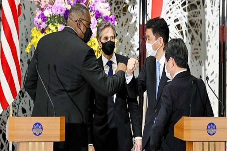 توافق آمریکا و ژاپن علیه چین