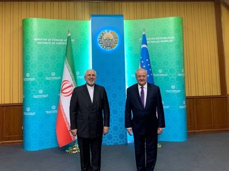 دیدار ظریف و وزیر خارجه ازبکستان/ می‌توانیم راه ترانزیت ازبکستان به بازارهای جهانی و آب‌های آزاد را فراهم کنیم