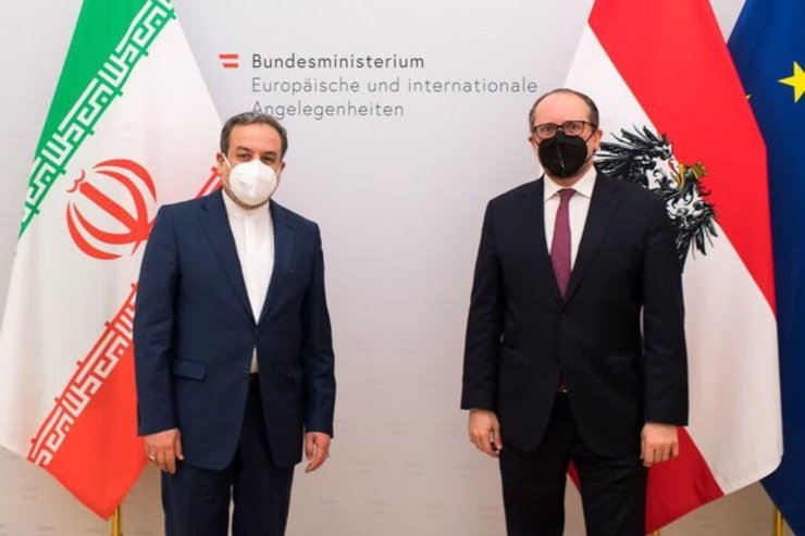 دیدار و گفتگوی عراقچی با وزیر خارجه اتریش